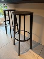 Metalen Satelliet Kruk barkruk, Ophalen, Gebruikt, 1 kruk, Metaal