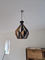 Moderne hanglamp goud/zwart, Huis en Inrichting, Lampen | Hanglampen, Ophalen of Verzenden, Zo goed als nieuw, Metaal, Modern