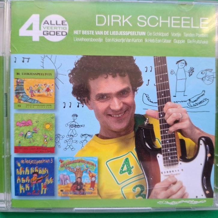 DIRK SCHEELE - ALLE VEERTIG GOED (2 X CD), Cd's en Dvd's, Cd's | Kinderen en Jeugd, Zo goed als nieuw, Muziek, Tot 2 jaar, 3 tot 5 jaar
