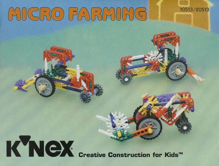 K'NEX Set | Boerderijmachines Micro Farming Diverse Modellen, Kinderen en Baby's, Speelgoed | Bouwstenen, Zo goed als nieuw, K'nex