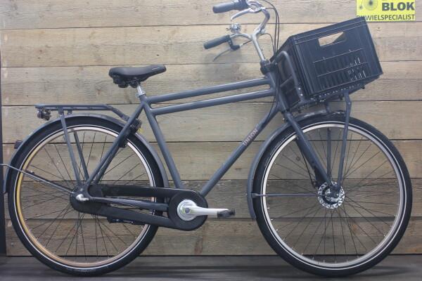 Union Load heren transportfiets 3v grijs + 3 mnd garantie, Fietsen en Brommers, Fietsen | Heren | Herenfietsen, Gebruikt