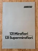 Zeldzame folder Fiat 131 Mirafiori & Supermirafiori orig. NL, Overige merken, Ophalen of Verzenden, Zo goed als nieuw