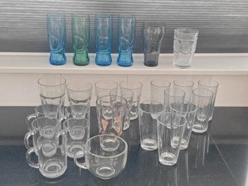 Diverse Glazen - Limonade, Thee, etc. beschikbaar voor biedingen