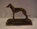 Greyhound bronskleurig gietijzeren beeld, Verzamelen, Nieuw, Ophalen of Verzenden