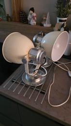 2 Metalen Wandlampen Loods 5, Metaal of Aluminium, Ophalen of Verzenden, Led, Plafondspot of Wandspot