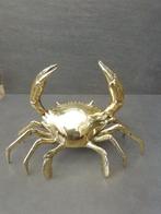 sculptuur/krab in brons/messing/ verguld en gepolijst /29 cm, Verzenden, Nieuw