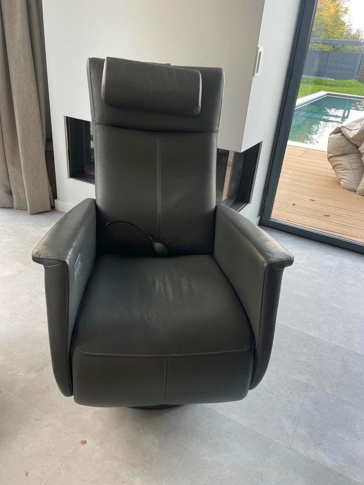 Prominent Toscana elektrische Sta op Stoel / Relaxfauteuil, Huis en Inrichting, Fauteuils, Leer, 50 tot 75 cm, Minder dan 75 cm