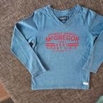 Mc Gregor longsleeve/shirt jeans blauw maat 104 katoen, Kinderen en Baby's, Kinderkleding | Maat 104, Jongen, McGregor, Gebruikt