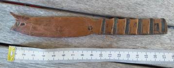 WO1 WW1 trench art brievenopener. rood koper beschikbaar voor biedingen