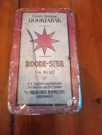 Roode Ster Rooktabak Blikken Doos - Vintage, Ophalen of Verzenden