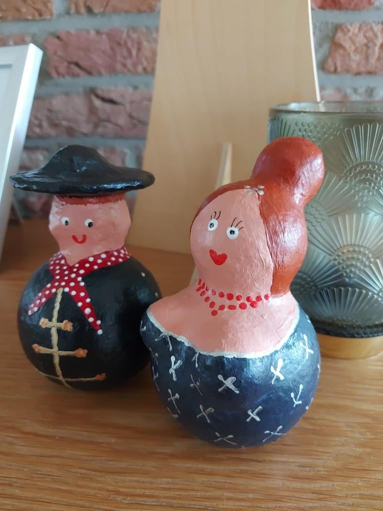 Set van Zeeuws mannetje en vrouwtje (beeldjes), Verzamelen, Beelden en Beeldjes, Ophalen of Verzenden, Zo goed als nieuw