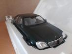 Mercedes Benz 600 SEC C140 1992 Donkergroen Metallic 1:18, Hobby en Vrije tijd, Modelauto's | 1:18, Overige merken, Auto, Nieuw