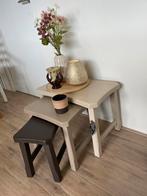 3 set tafeltjes, Huis en Inrichting, Tafels | Eettafels, Ophalen, Zo goed als nieuw, Rond, 50 tot 100 cm
