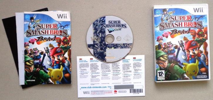 Super Smash Bros Brawl + VIP voor de Nintendo Wii Compleet, Spelcomputers en Games, Games | Nintendo Wii, Zo goed als nieuw, Vechten