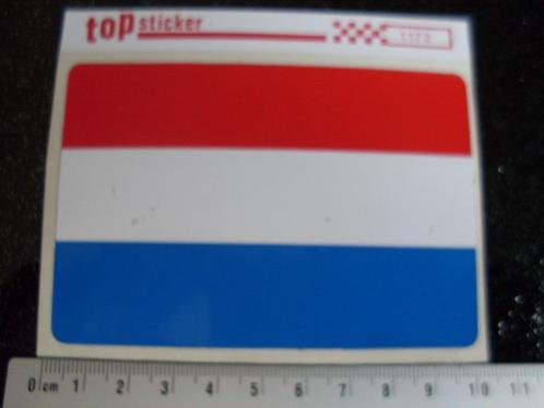 sticker nederland NL holland vlag land rood wit blauw, Verzamelen, Stickers, Zo goed als nieuw, Overige typen, Verzenden