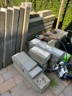 Betonnen Bielzen (ca. 40 stuks) - Gratis Ophalen, Tuin en Terras, Tegels en Klinkers, Ophalen, Gebruikt, Overige typen, 5 tot 10 m²