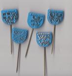 Provincie Wapen speldjes Utrecht Groningen, Verzamelen, Speldjes, Pins en Buttons, Gebruikt, Niet vindbaar, Niet vindbaar, Speldje of Pin