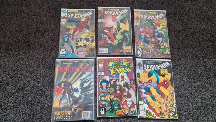 Oude Stripboeken: Spiderman, Marvel, Batman, Superman, Boeken, Strips | Comics, Zo goed als nieuw, Meerdere comics, Amerika, Ophalen of Verzenden