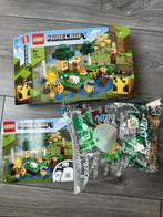 Lego minecraft 21165 de bijenhouderij, Ophalen of Verzenden, Zo goed als nieuw, Complete set, Lego