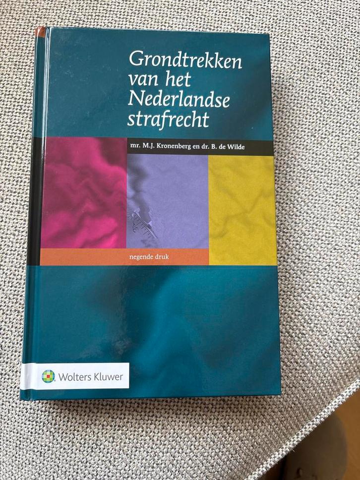 Grondtrekken van het Nederlandse strafrecht, Boeken, Studieboeken en Cursussen, Zo goed als nieuw, HBO, Gamma, Ophalen of Verzenden