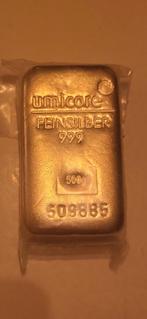 Zeldzame Umicore 500 gram zilverbaar - 999 fijnzilver, Ophalen of Verzenden, Zilver