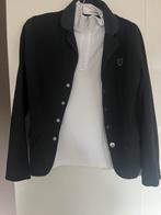 Fouganza wedstrijd jasje, wit shirt 140, witte handschoenen, Dieren en Toebehoren, Paardrijkleding, Gebruikt, Kinderen, Dressuur