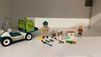 Playmobil family fun dierenverzorger met voertuig 70436, Ophalen of Verzenden, Zo goed als nieuw