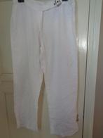 ANNA SCOTT linnen broek:mt 44, Kleding | Dames, Broeken en Pantalons, Anna scott, Wit, Maat 42/44 (L), Ophalen of Verzenden