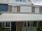 Zonnescherm 5,50x2,5 electrisch , luifel, Tuin en Terras, Zonneschermen, Ophalen, Zo goed als nieuw, Knikarmscherm