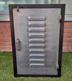 Metalen Lockerkast met schap, Huis en Inrichting, Kasten | Lockerkasten, Ophalen, Zo goed als nieuw, Industrieel