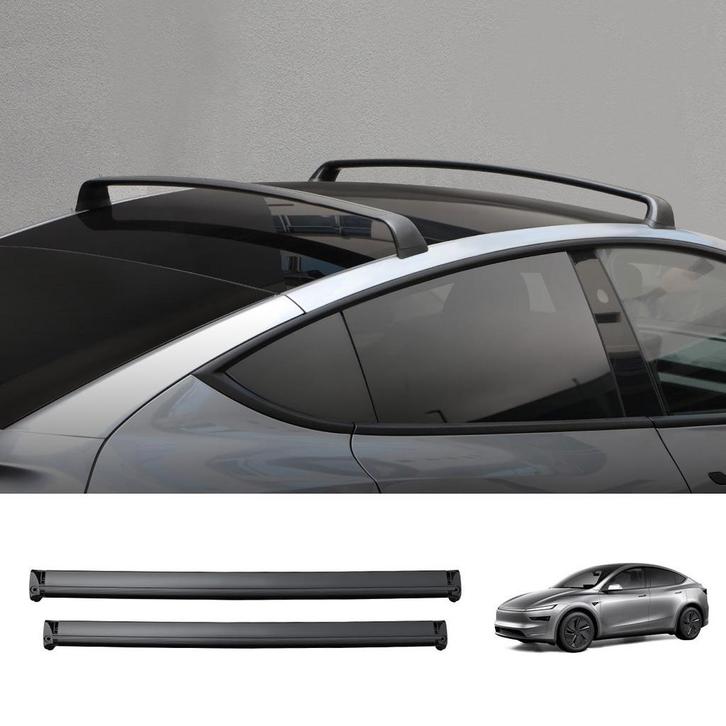 Dakdragers Tesla Model Y (incl. evt. dakkoffer), Auto diversen, Dakdragers, Zo goed als nieuw, Ophalen