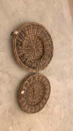 Riviera maison rattan onderzetters / dienblad / rieten blade, Ophalen, Zo goed als nieuw