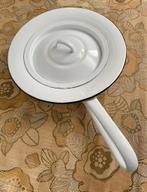 Emaille Bedpo met Deksel, Antiek en Kunst, Ophalen of Verzenden