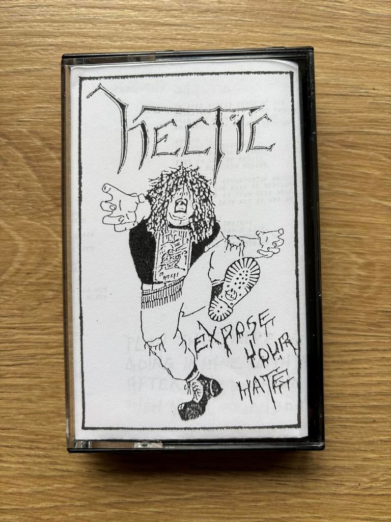 Hectic - Expose your Hate Demo cassette 1988 NL Thrash Metal, Cd's en Dvd's, Cassettebandjes, 1 bandje, Ophalen of Verzenden, Zo goed als nieuw