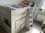 Kinderkamer: Halfhoogslaper + Garderobekast, Ophalen, Gebruikt, Halfhoogslaper