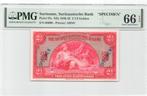 Suriname 2½ Gulden 1940 Specimen Unc PMG 66 EPQ, Ophalen of Verzenden, Zuid-Amerika, Los biljet