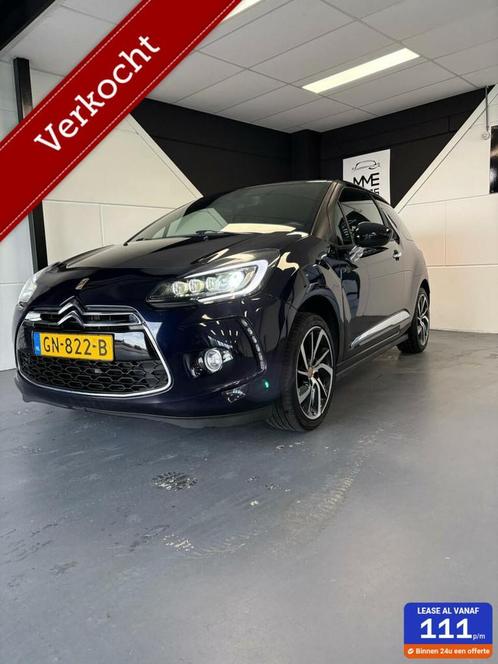 Ds 3 1.2 PureTech So Chic NWE D.Riem LED,Camera, Navi,Cruise, Auto's, DS, Bedrijf, DS 3, ABS, Achteruitrijcamera, Airbags, Airconditioning