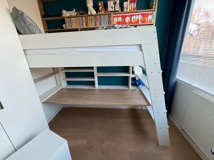 Mooie Wooods hoogslaper/stapelbed, Kinderen en Baby's, Kinderkamer | Stapelbedden en Hoogslapers, Gebruikt, Hoogslaper, Ophalen