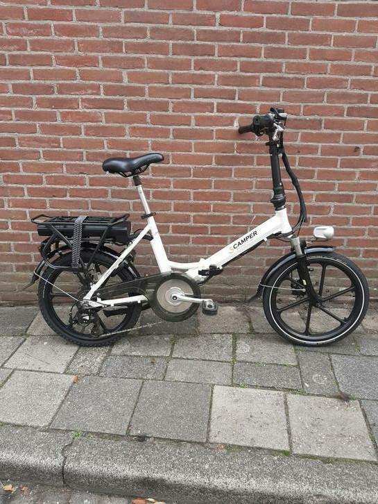 Elektrische vouwfiets lacros shinga scamper, Fietsen en Brommers, Fietsen | Vouwfietsen, Zo goed als nieuw, 20 inch of meer, Versnellingen