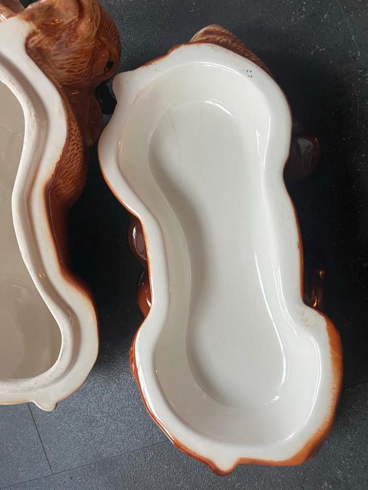 Caugant vintage bison terrine izgst, Antiek en Kunst, Curiosa en Brocante, Ophalen of Verzenden