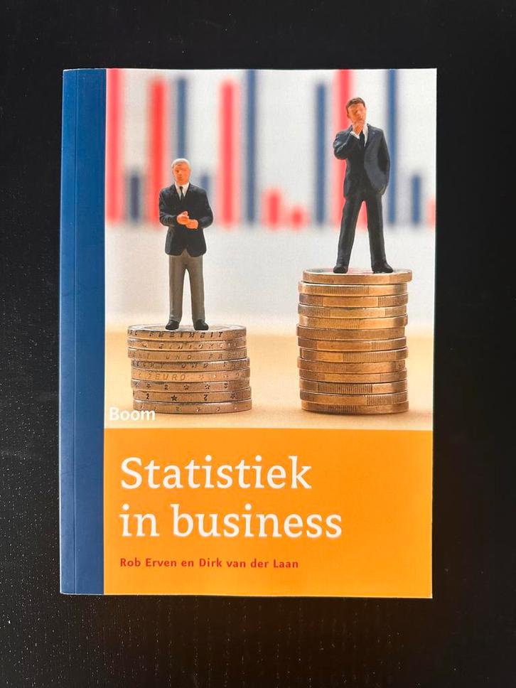 Statistiek in business - Rob Erven, Dirk van der Laan, Boeken, Economie, Management en Marketing, Zo goed als nieuw, Economie en Marketing