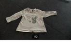 HEMA shirt lange mouwen maat 68 bruin grijs, Meisje, Ophalen of Verzenden, Zo goed als nieuw, Hema