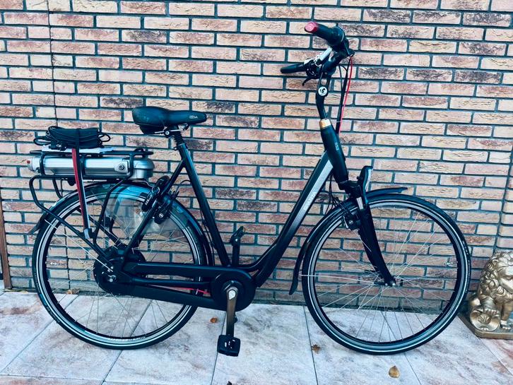 Elektrische Sparta dames fiets 61, Fietsen en Brommers, Elektrische fietsen, Zo goed als nieuw, Sparta, 59 cm of meer, 50 km per accu of meer