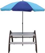 AXI Picknicktafel Kylo - voor kinderen -grijs en wit parasol, Tuin en Terras, Picknicktafels, Nieuw, Rechthoekig, Hout, Ophalen