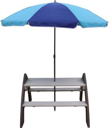 AXI Picknicktafel Kylo - voor kinderen -grijs en wit parasol beschikbaar voor biedingen