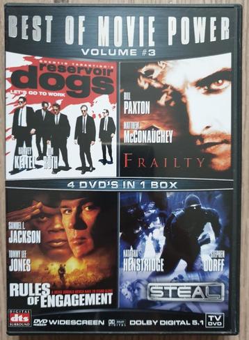 DVD box Best of Movie Power #3 (4 actiefilms) beschikbaar voor biedingen