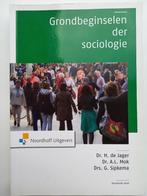 Grondbeginselen der sociologie, Boeken, Ophalen of Verzenden, Zo goed als nieuw, Noordhoff Uitgevers