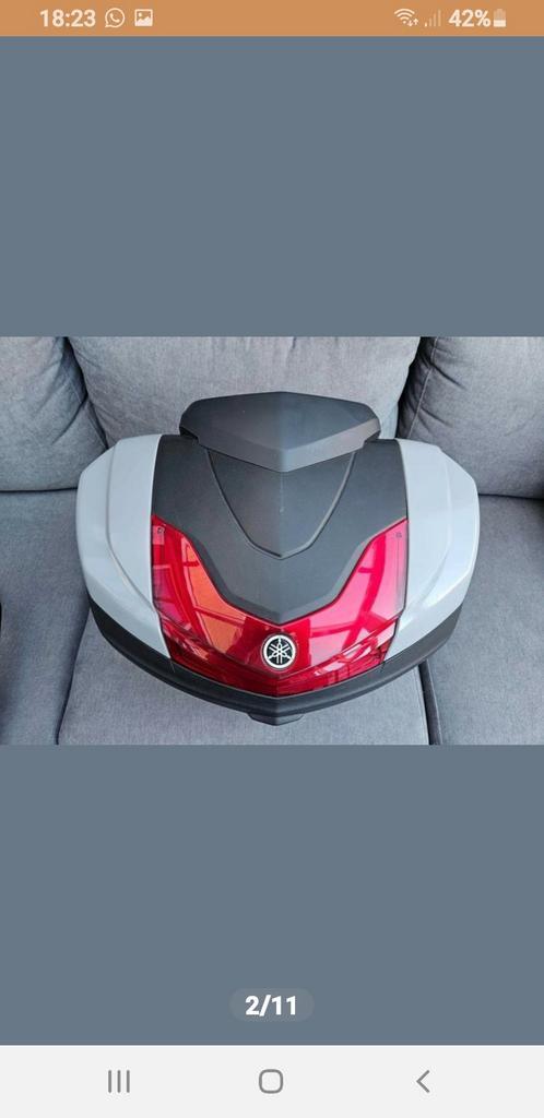 topkoffer platen yamaha (city 50 liter) kappen,deksels., Motoren, Onderdelen | Yamaha, Gebruikt, Ophalen of Verzenden