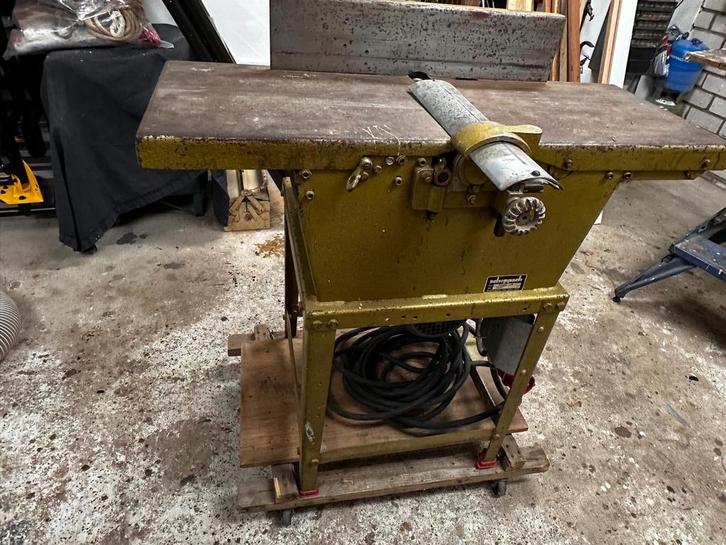 Scheppach HM 1 Vlak- en vandiktebank incl 2 motoren, Doe-het-zelf en Verbouw, Gereedschap | Overige machines, Gebruikt, Ophalen