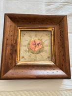 Mooi wand klok 33/34 cm, Ophalen of Verzenden, Zo goed als nieuw, Hout, Minder dan 50 cm